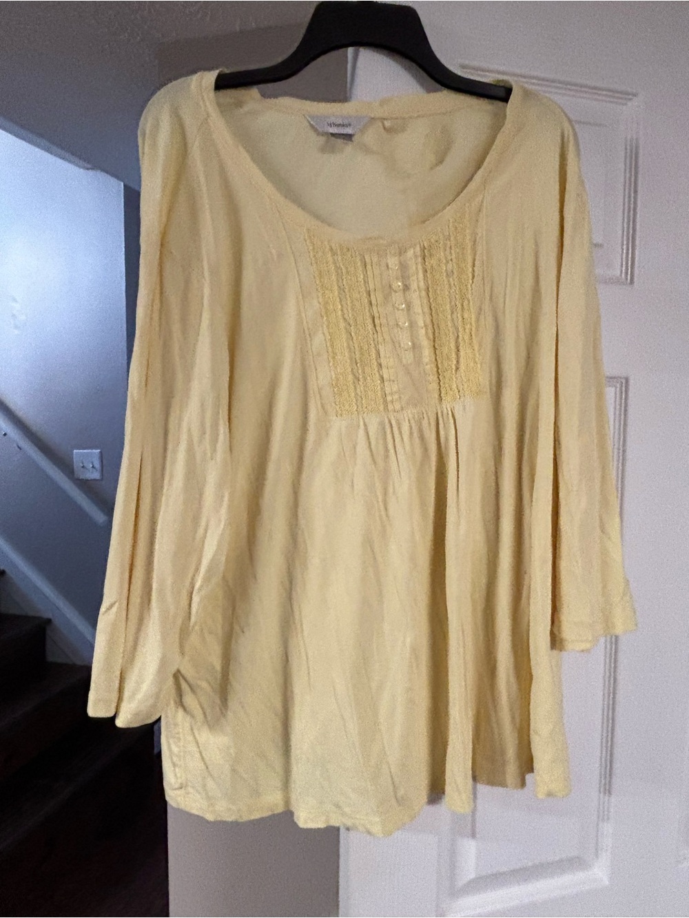 Light Yellow Women's cj banks Top